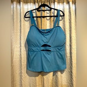 Blue Tankini Bathing Suit